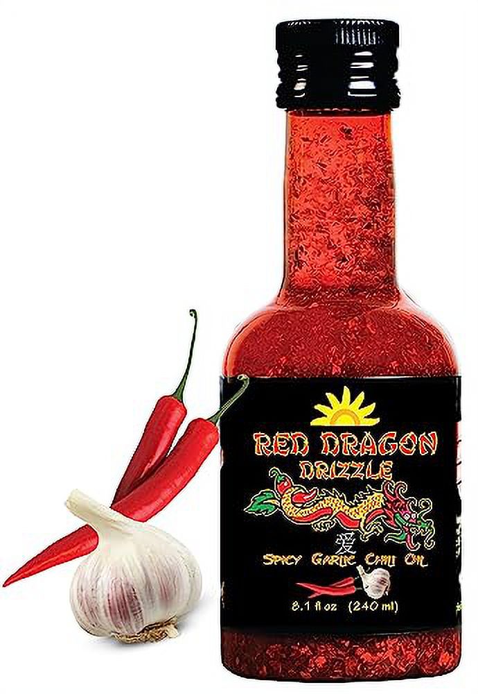 Dragon Spicy Garlic Chili Oil Condiment & Ingient, HighOleic