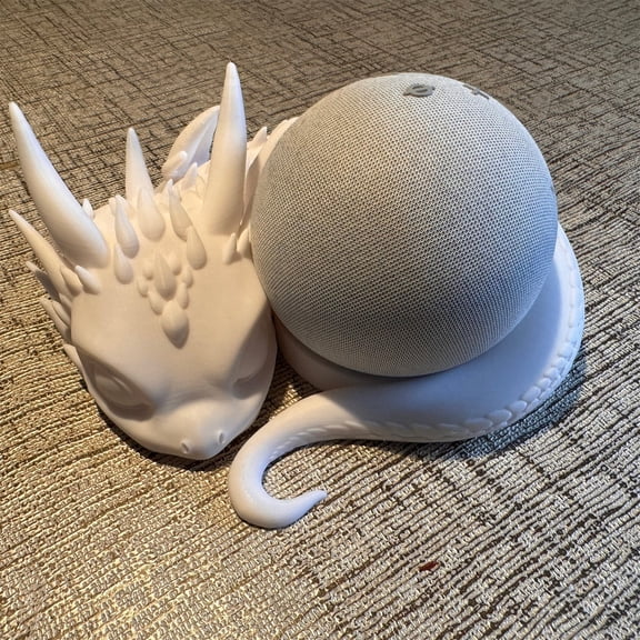 Dragon Stand for Echo Dot 4th/5th Gen, 3D Printed Smart Speaker Holder and Exquisite Desktop Decoration