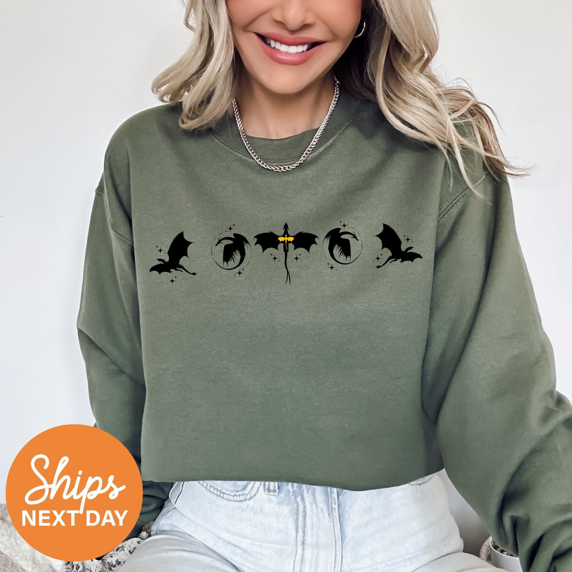 Dragon Sweatshirt,Fiction Reader, Bookish Hoodie, Gifts For Readers ...