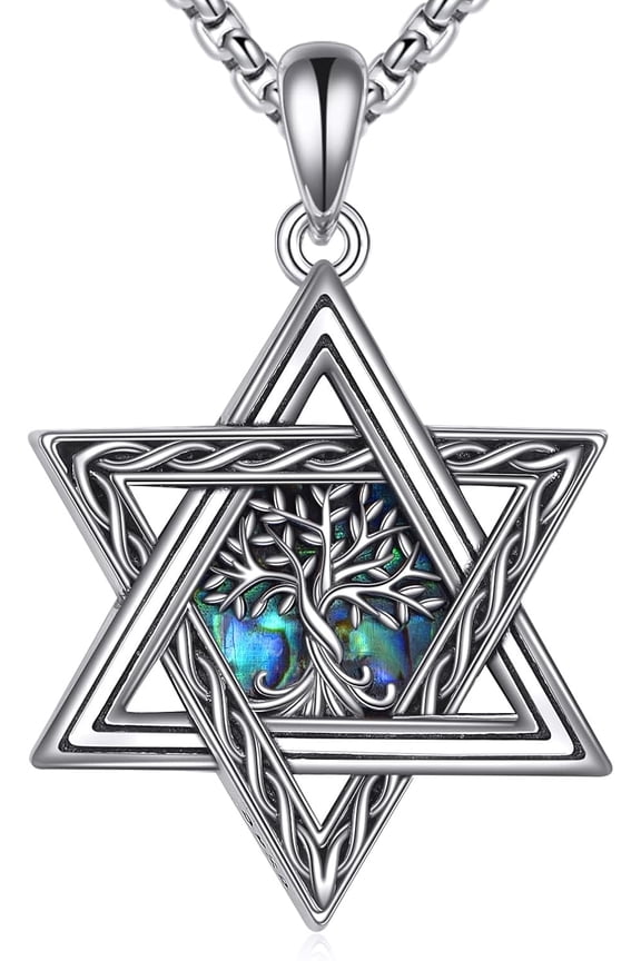 Dragon Sword/Santa Muerte/Celtic Cross/Orthodox/Anchor/Compass/Fish Hook/Arrowhead/Trident/Pentagram Necklace 925 Sterling Silver Pendant Necklace Father's Day Gift for Men Women