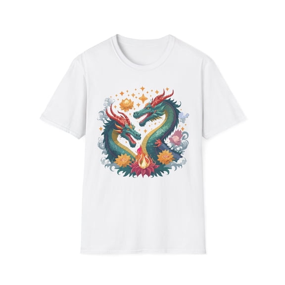 Dragon T Shirt, Dragon Shirt, Shirt with Animals, Animal Shirt