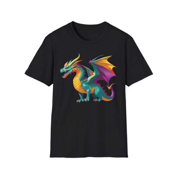 Dragon T Shirt, Dragon Shirt, Shirt with Animals, Animal Shirt