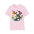 thumbnail image 1 of Dragon Graphic Unisex Cotton Softstyle Art Design Tee With Animals 21, 1 of 11
