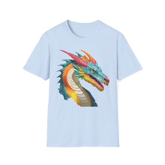 Dragon T Shirt, Dragon Shirt, Shirt with Animals, Animal Shirt