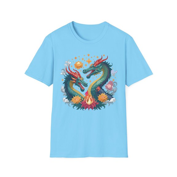 Dragon T Shirt, Dragon Shirt, Shirt with Animals, Animal Shirt