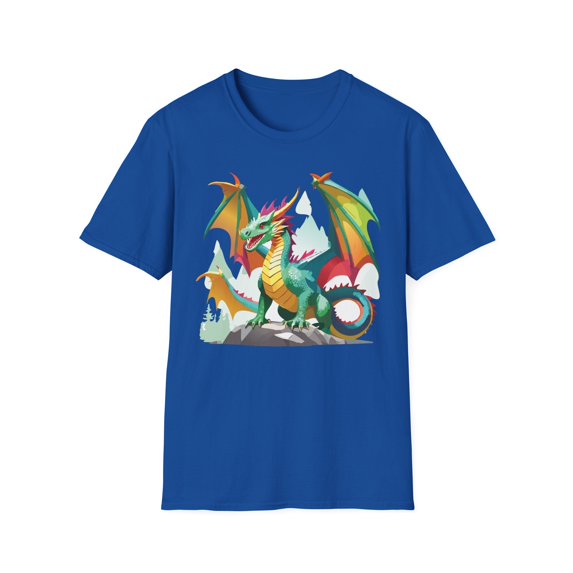 Dragon T Shirt, Dragon Shirt, Shirt with Animals, Animal Shirt