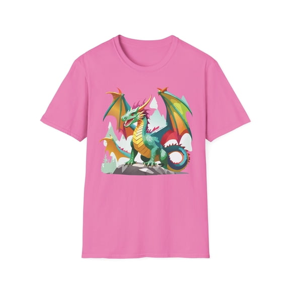 Dragon T Shirt, Dragon Shirt, Shirt with Animals, Animal Shirt