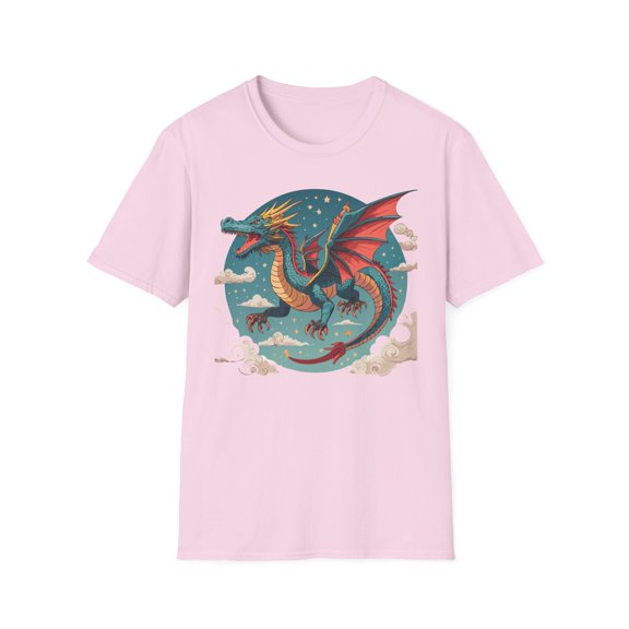Dragon T Shirt, Dragon Shirt, Shirt with Animals, Animal Shirt