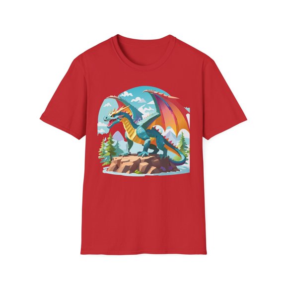 Dragon T Shirt, Dragon Shirt, Shirt with Animals, Animal Shirt