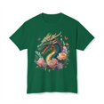 thumbnail image 1 of Dragon T-Shirt, Vintage Dragon Tee, Floral Tees, Dragon Art Design Shirt, Tee Shirt with Dragon 3, 1 of 87