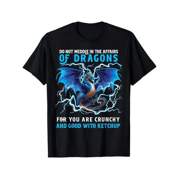 Dragon T-shirt Chinese mythical creature Japanese T-shirt