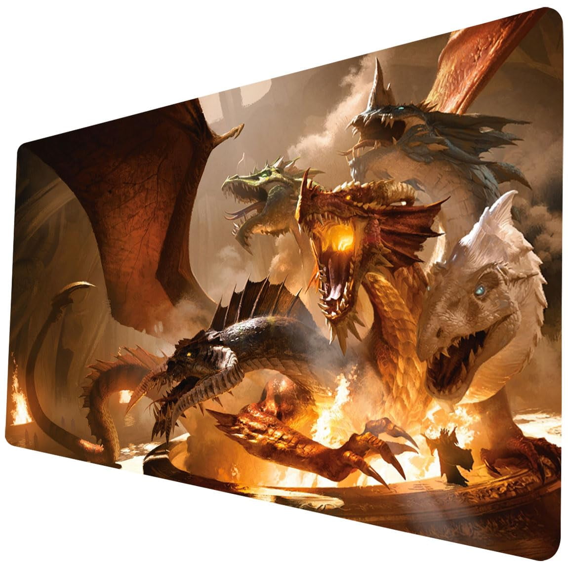 Tapete De Juego MTG De 24x14 Pulgadas – Antideslizante, Bordes Cosidos Y Bolsa De Almacenamiento Incluida