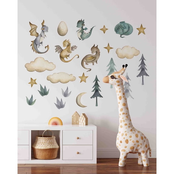 Dragon Tale 23-Piece Decal