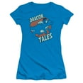 thumbnail image 1 of Dragon Tales/Flying High S/S Junior Women's T-Shirt Sheer-Turquoise, 1 of 1
