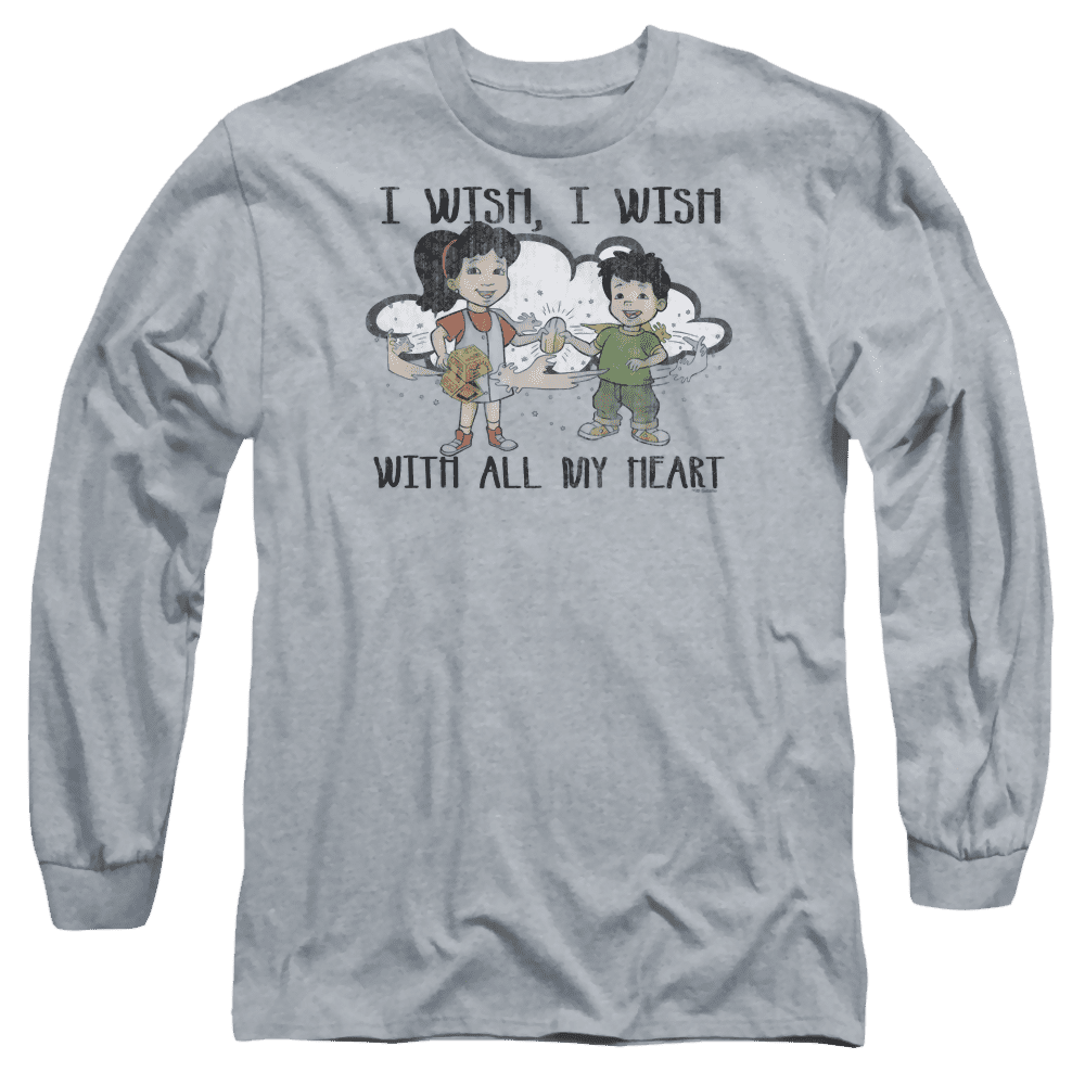 Dragon Tales I Wish With All My Heart - Men's Long Sleeve T-Shirt
