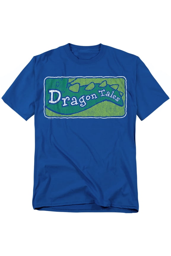 T-Shirt Logo Distressed Unisex Graphic Tee For Men & Women Royal 