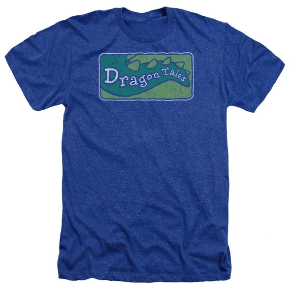 Dragon Tales - Logo Distressed - Heather Short Sleeve Shirt - Medium