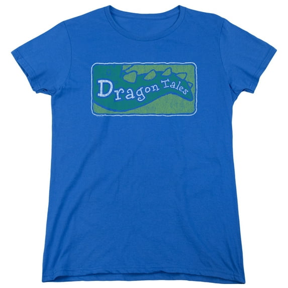 Dragon Tales - Logo Distressed - Women's Short Sleeve Shirt - Large