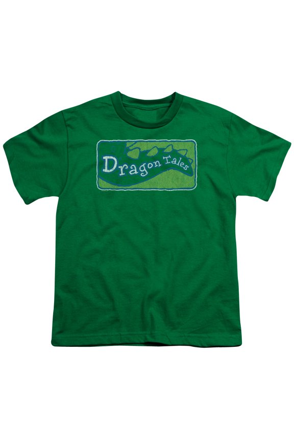 Dragon Tales - Logo Distressed - Youth Short Sleeve Shirt - Small