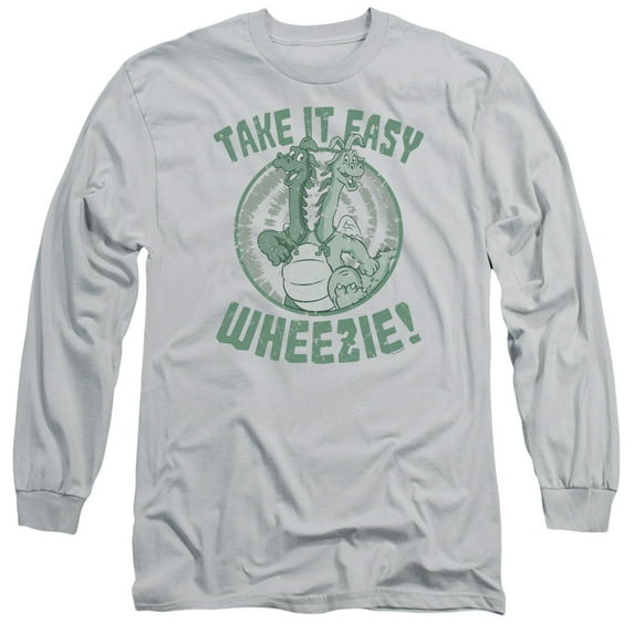 Dragon Tales/Take It Easy Long Sleeve Adult 18/1 T-ShirtSilver