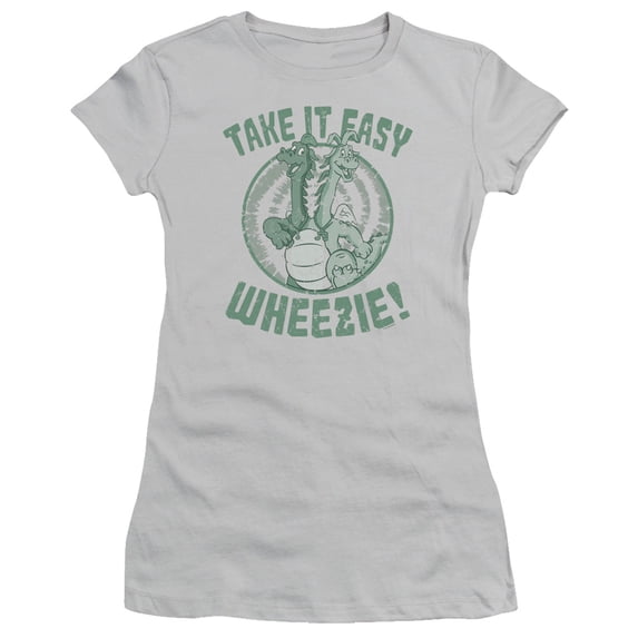 Dragon Tales/Take It Easy S/S Junior Women's T-Shirt Sheer Silver
