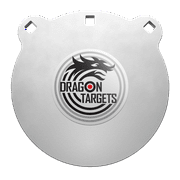 Dragon Targets AR500 Steel Targets 1/2 Inch Thick Laser Cut, Painted AR500 Gong Targets for Shooting, Steel Targets for Shooting Made in USA (10 in)