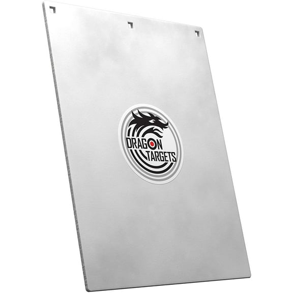 Dragon Targets AR500 Steel Targets for Shooting 3/8 inch Thick Laser Cut Painted AR500 Rectangular Targets for Shooting, Steel Targets Made in USA (18" x 24")