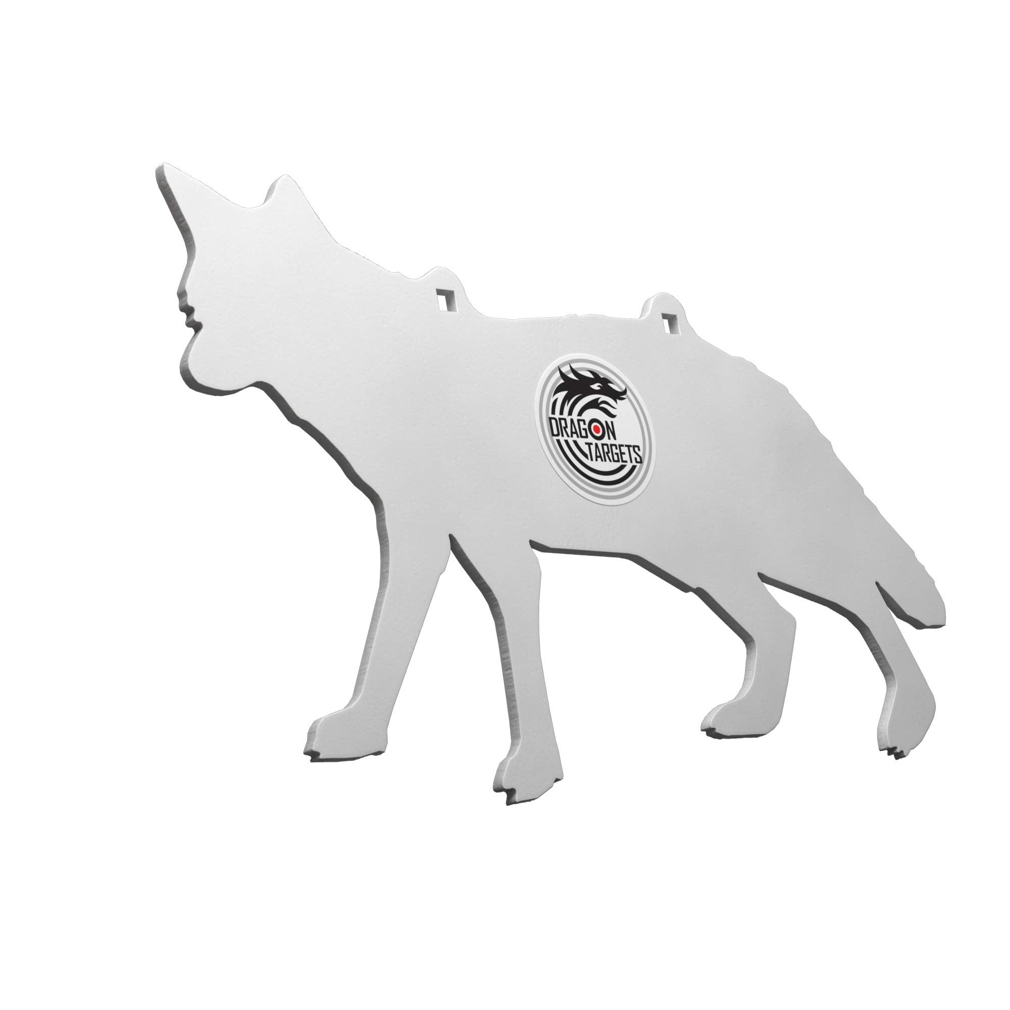 Dragon Targets Rancher Supply AR500 Steel Targets for Shooting 3/8 inch Thick Laser Cut Animal Shapes, Painted and Ready to Shoot AR500 Steel Targets Made in USA (Coyote)