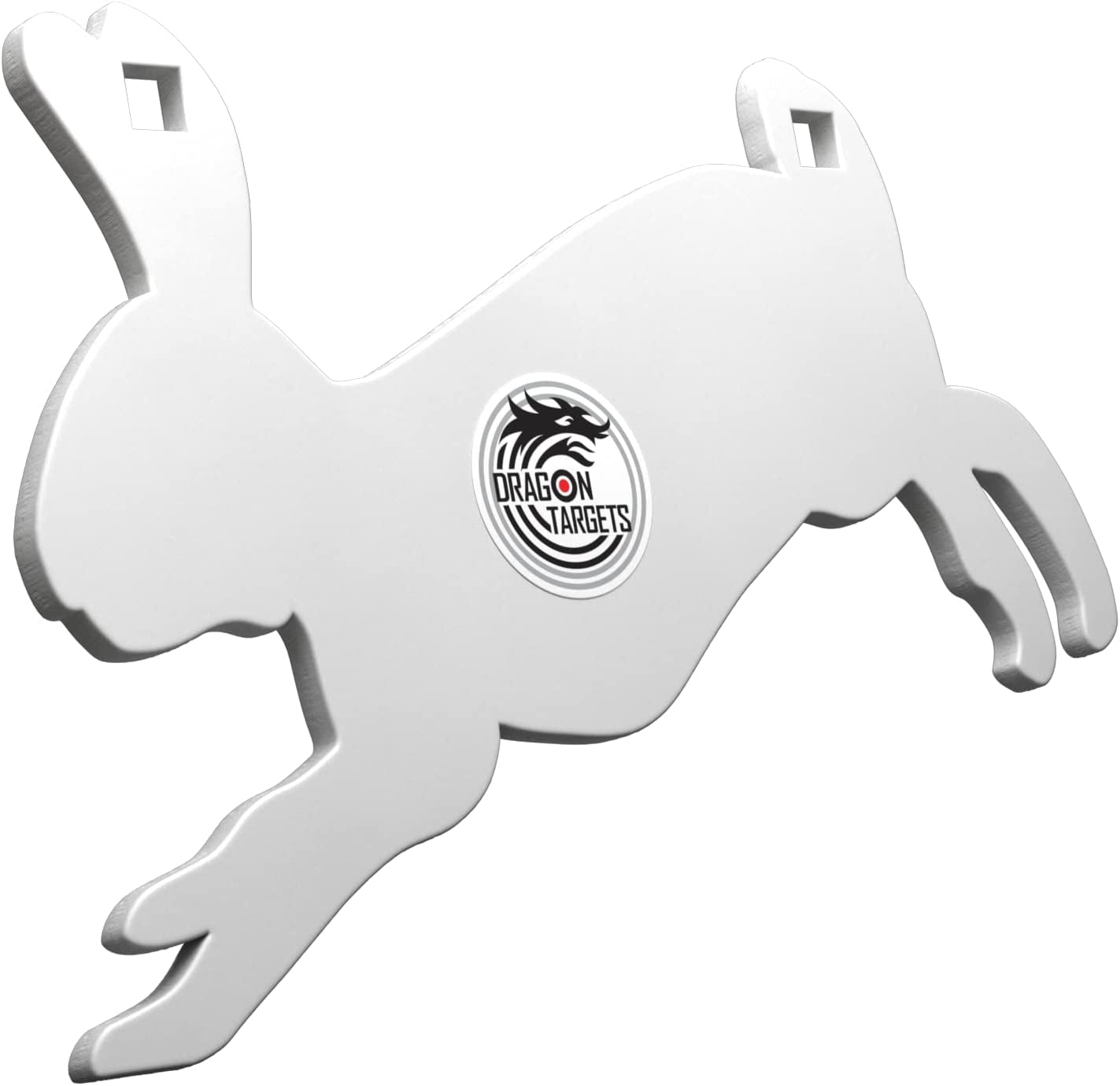 Dragon Targets Rancher Supply AR500 Steel Targets for Shooting 3/8 inch Thick Laser Cut Animal Shapes, Painted and Ready to Shoot AR500 Steel Targets Made in USA (Rabbit)