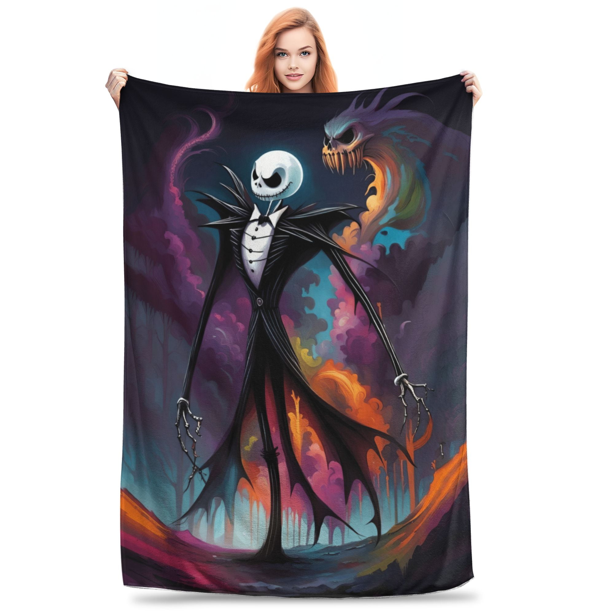 Dragon The Nightmare Before Christmas Blanket for Couch Bed Throw