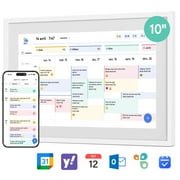 Dragon Touch Digital Calendar with Chore Chart - Full HD 1080P, 10" Interactive Touchscreen, Smart Family Scheduler for Wall or Desk Mounting-White