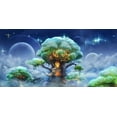 thumbnail image 1 of Dragon Tree Village - CANVAS OR PRINT WALL ART, 1 of 1