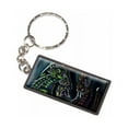 thumbnail image 1 of Dragon Trio Three Dragons Fantasy Red Yellow Green Keychain Key Chain Ring, 1 of 1