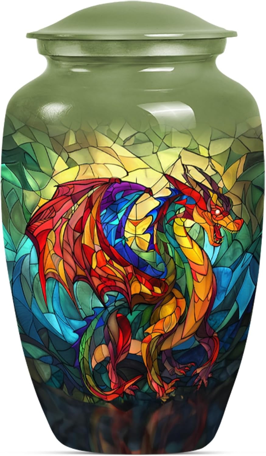 Dragon Urn - Cremation Urn for Adults - Urns for Human Ashes Adult Man - Small Urns for Human Ashes Keepsake - Urn for Ashes - urns for Woman Human Ashes (Size - 10inch)