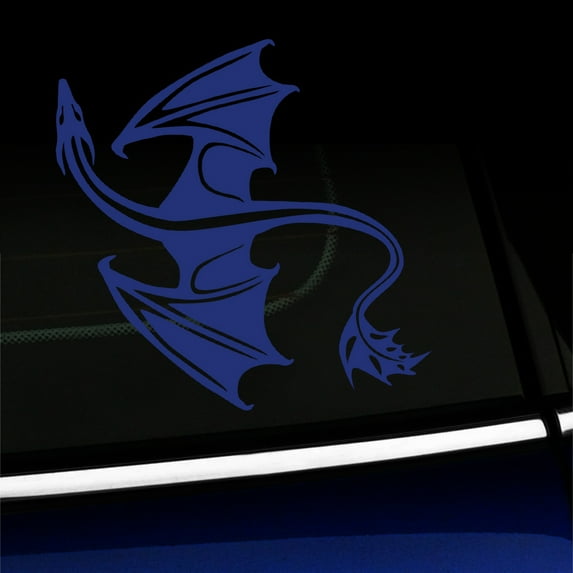 Dragon - Vinyl Decal - Choose Color - [KING BLUE]
