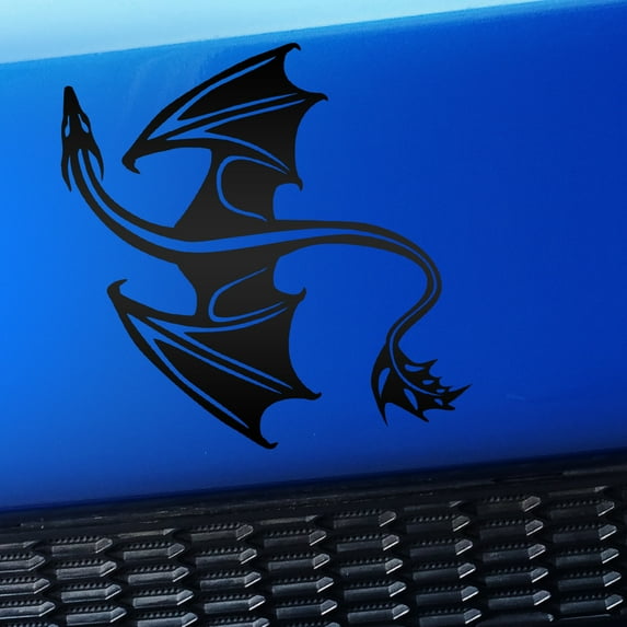 Dragon - Vinyl Decal - Choose Color - [MATTE BLACK]