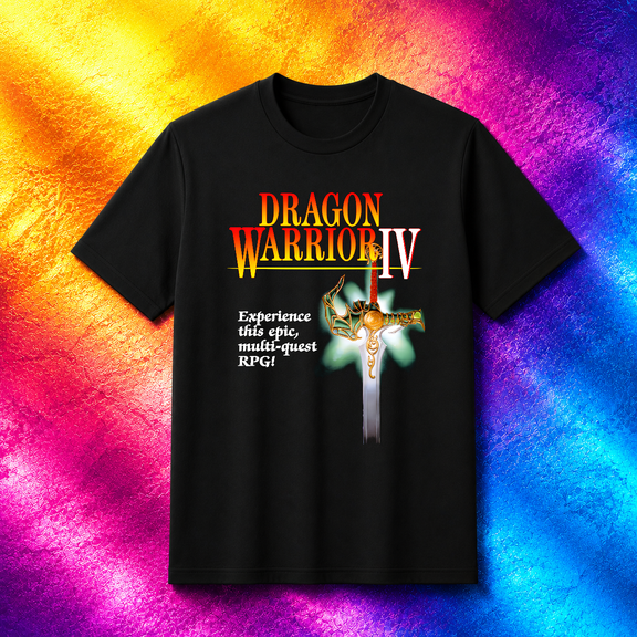 Dragon Warrior IV 4 Retro NES 8 Bit JRPG Video Game Tee Unisex T-Shirt V61411, S-5XL