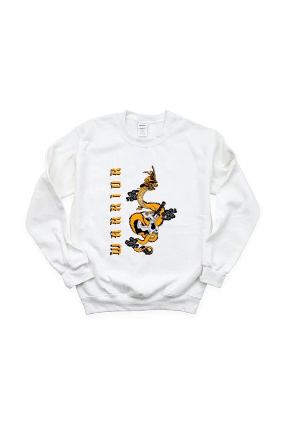 Dragon Warrior Mythical Creature Fantasy Fighter Knight Sweatshirt, for men & women, up to size 5XL