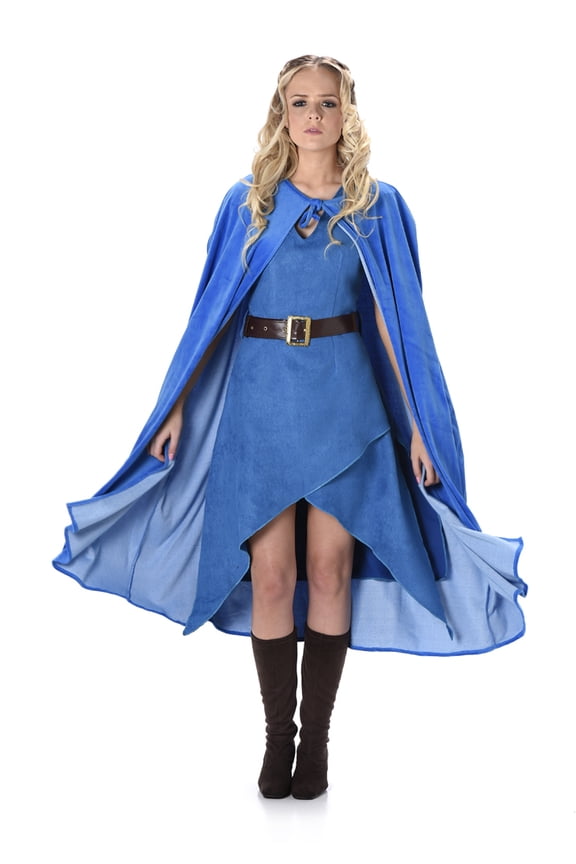 Dragon Warrior Queen Womens Costume with Cloak Large 14-16