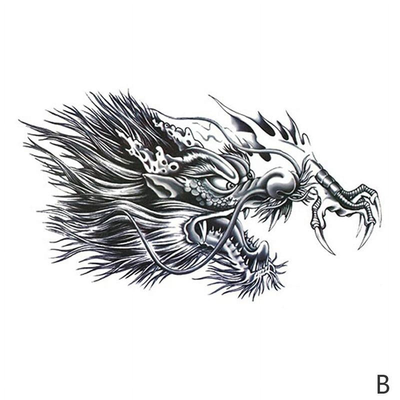 dragon tattoo tattooing; Brand has wide hips and a full body tattooing;  Brand [[3