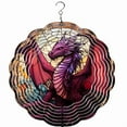 thumbnail image 1 of Dragon Wind Spinner, Garden Décor, Yard Décor, Porch Decor, 1 of 2