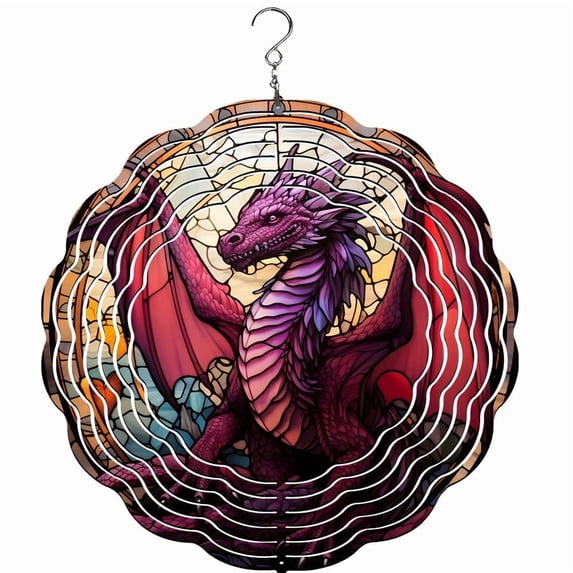 Dragon Wind Spinner, Garden Décor, Yard Décor, Porch Decor