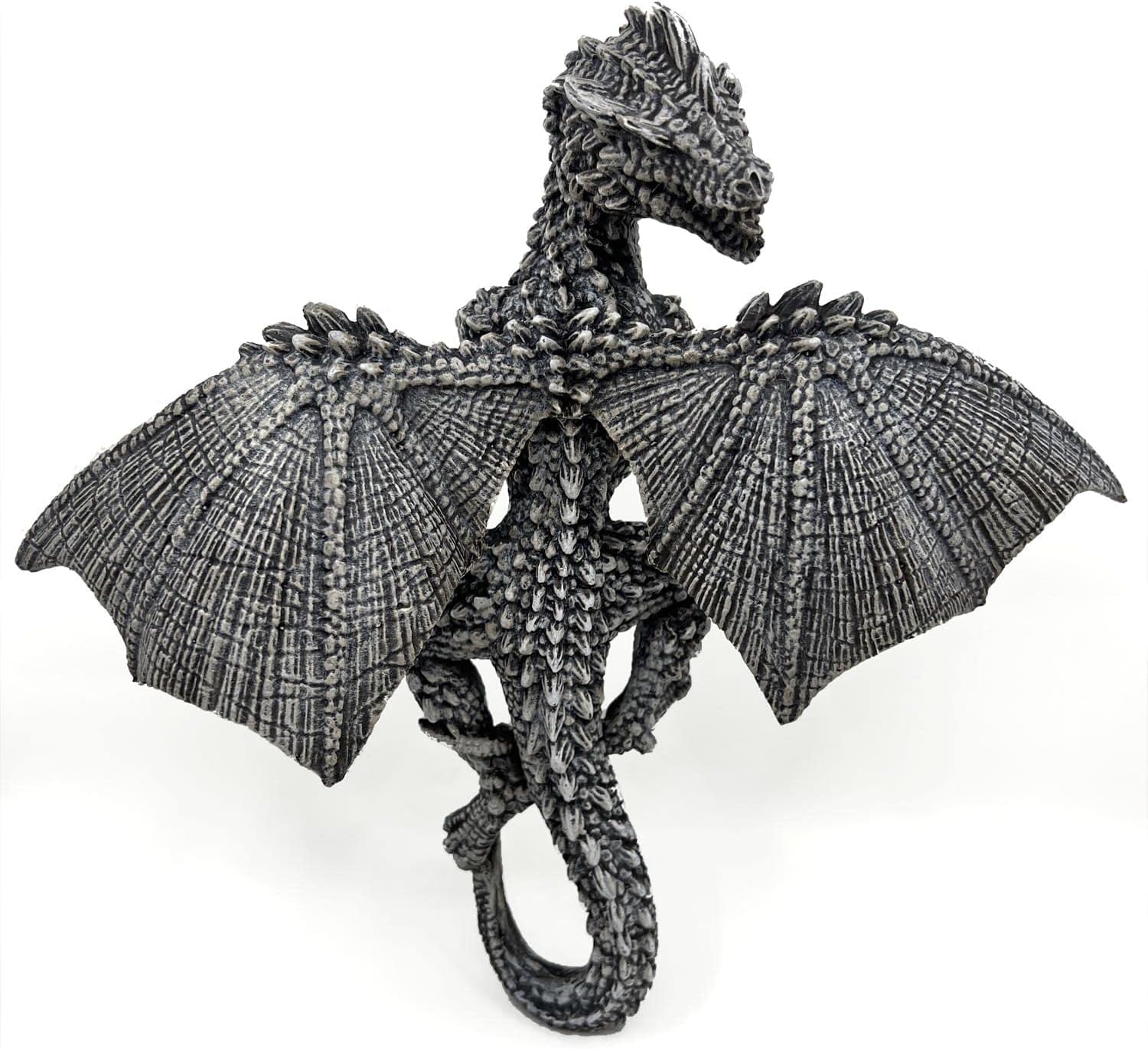 Dragon Winged Gargoyle Fence Hanger – Outdoor Wall Decor- Detailed ...