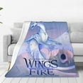 thumbnail image 1 of Dragon Wings Of Fire Fleece Blanket Super Soft Cozy Throw Blanket Fuzzy Comfy Flannel Blanket Warm Plush Blankets And Throws For Couch, Sofa, Bed 60"X50", 1 of 7