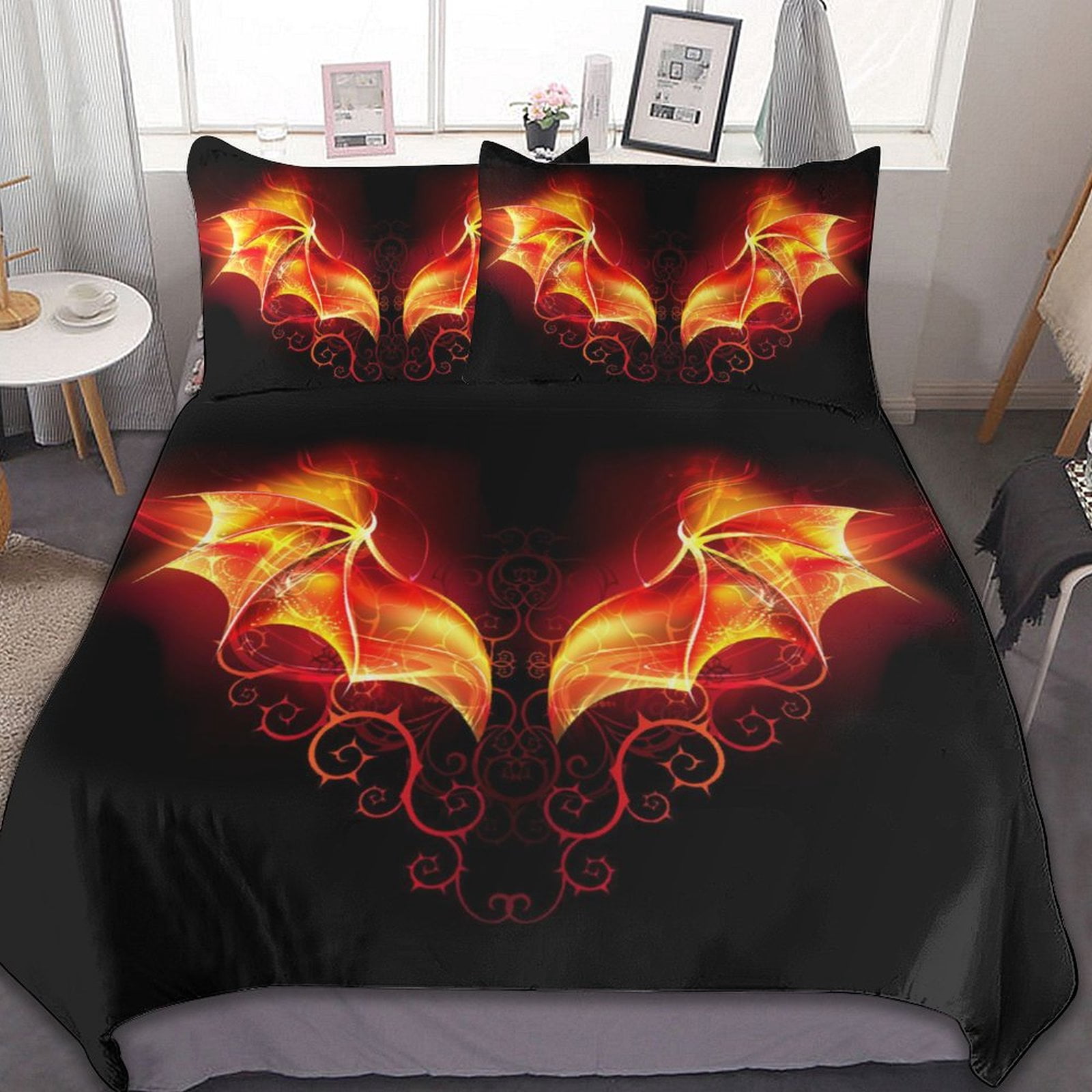 Dragon Wings Of Fire 3 Pieces Bedding Sets Soft Comforter Sets Decor