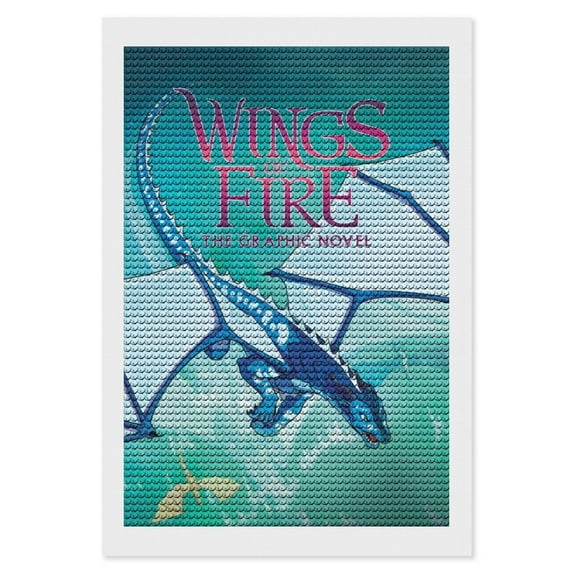 Dragon Wings Of Fire Diamond Art Kits for Adults Diamond Art Gem Art Painting Full Drill Round Art Gem Painting Kit for Home Wall Decor 16"x20"