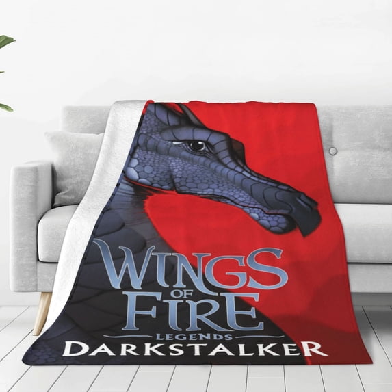Dragon Wings Of Fire Fleece Blanket Super Soft Cozy Throw Blanket Fuzzy Comfy Flannel Blanket Warm Plush Blankets And Throws For Couch, Sofa, Bed 80"X60"