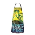 thumbnail image 1 of Dragon Wings Of Fire Kitchen Cooking Aprons Adjustable Waterproof Apron Bib Apron with 2 Pockets for Men Women Chef, 1 of 7