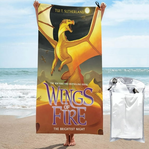 Dragon Wings Of Fire Microfiber Beach Towel Oversized Lightweight Quick Dry Sand Free Large Towels for Swimming Pool Camping Beach Accessories Travel Things for Vacation Essentials Gift