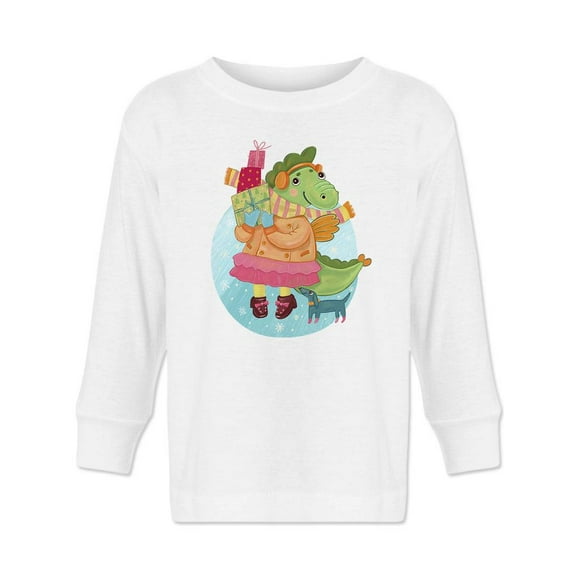 Dragon With Gifts Long Sleeve Toddler -Image by Shutterstock, 4 Toddler